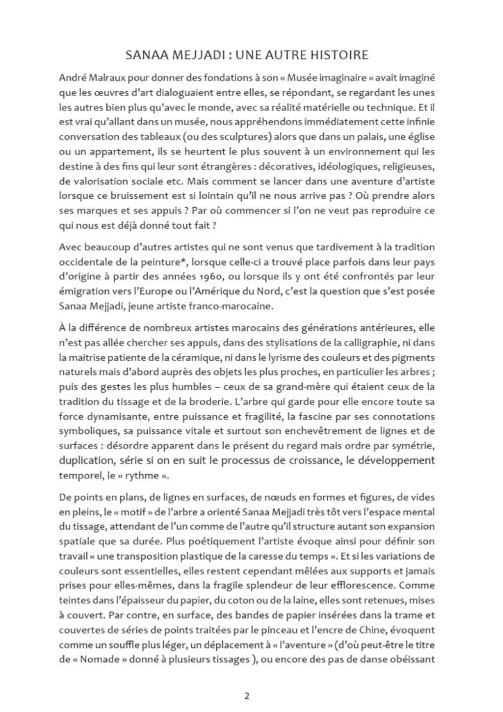 Entretien Sanaa mejjadi et Pierre Manuel 